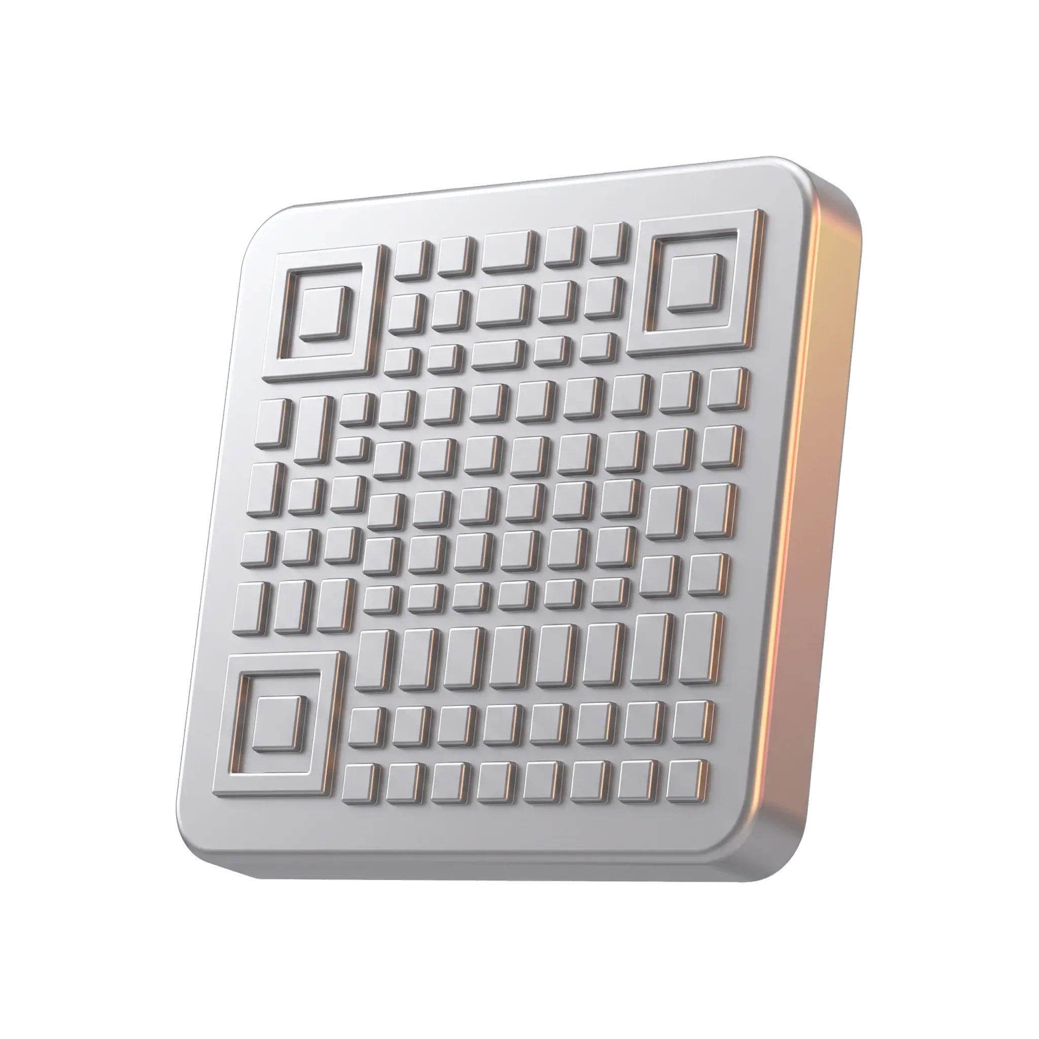 Объёмный QR-модуль