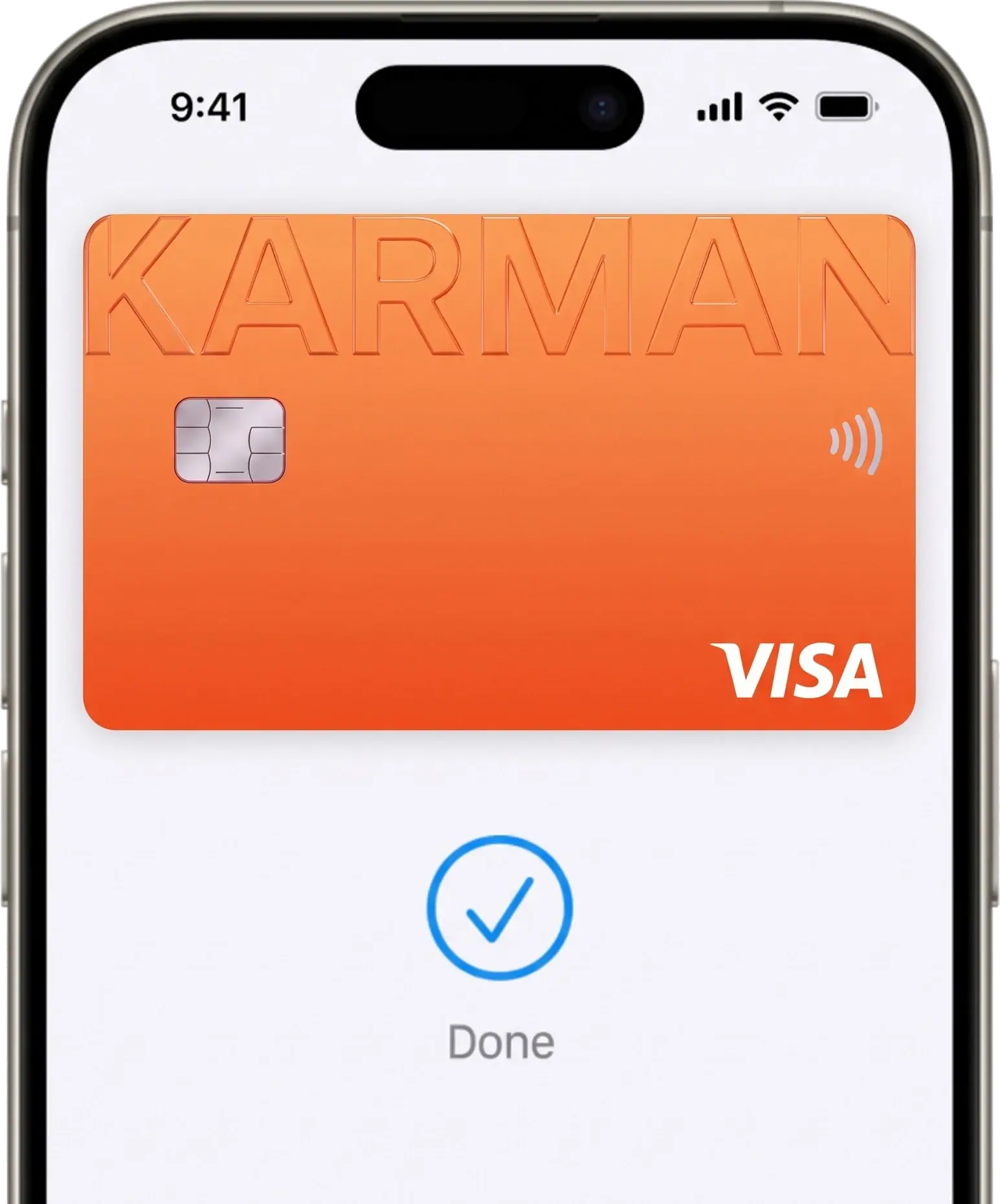 Оплата зарубежной картой Karman.pay через Apple Pay на телефоне